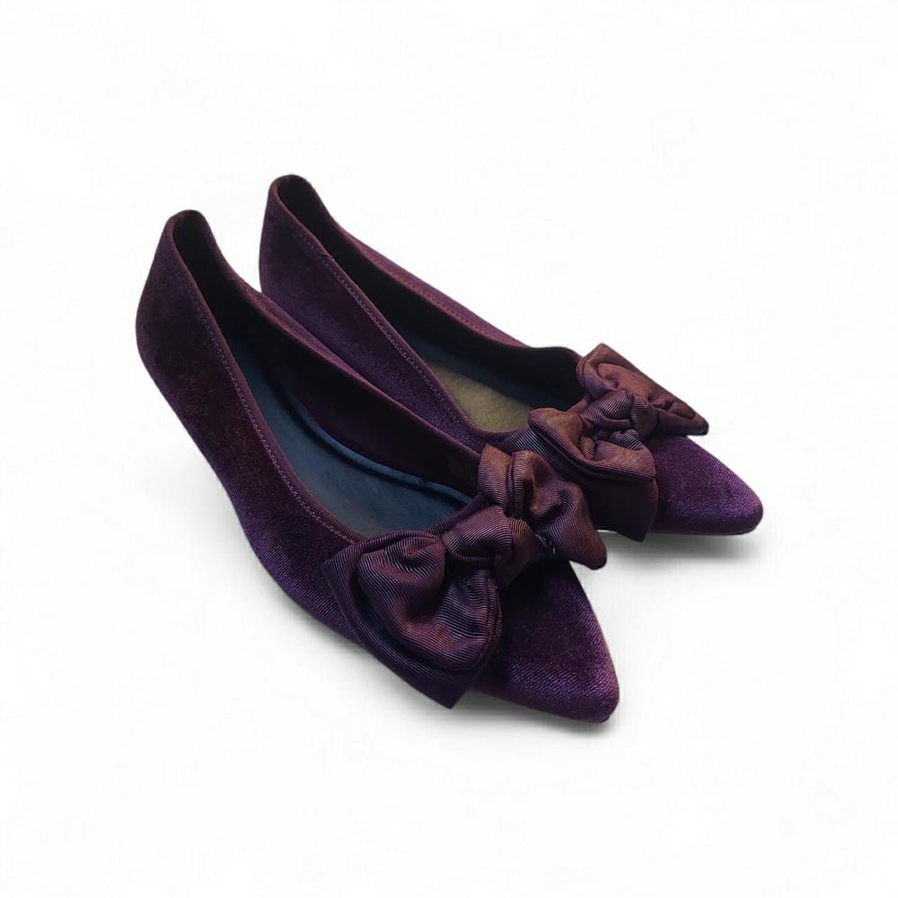 Old Navy Deep Purple Bow Flats